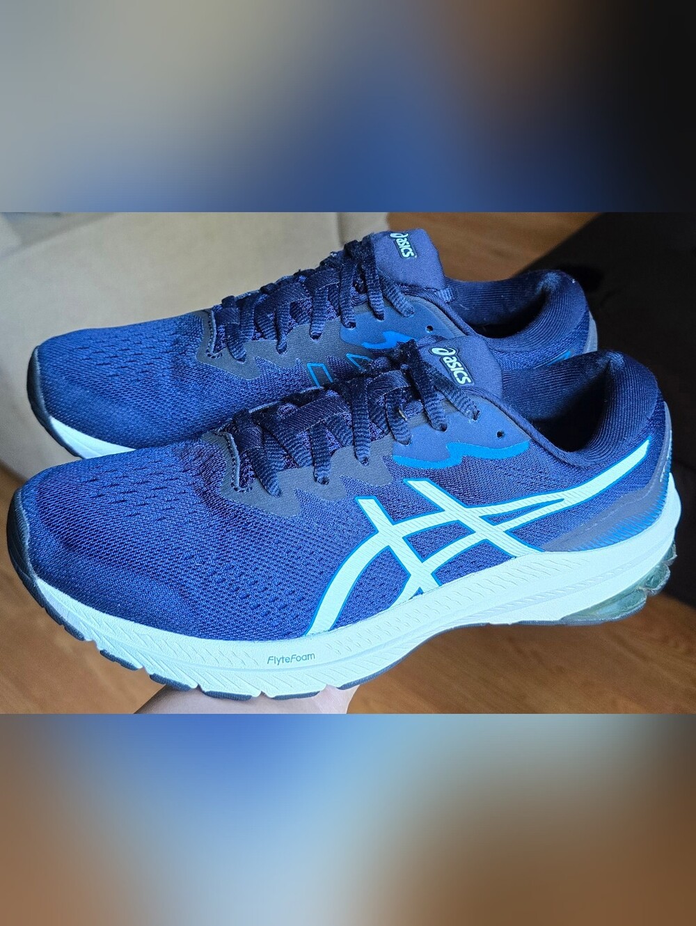 Sz 9.5 Women's ASICS GT-1000 11 'Indigo Blue Sky' Running Shoes
